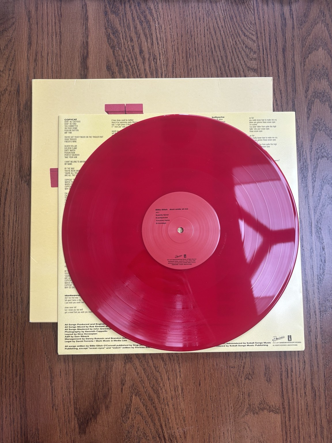 Red vinyl side B