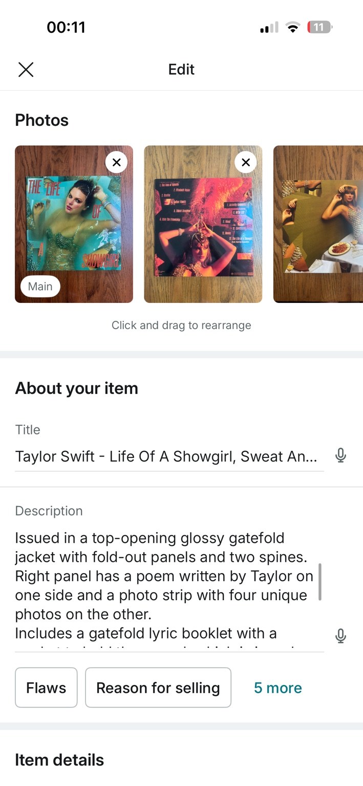 Taylor Swift detail