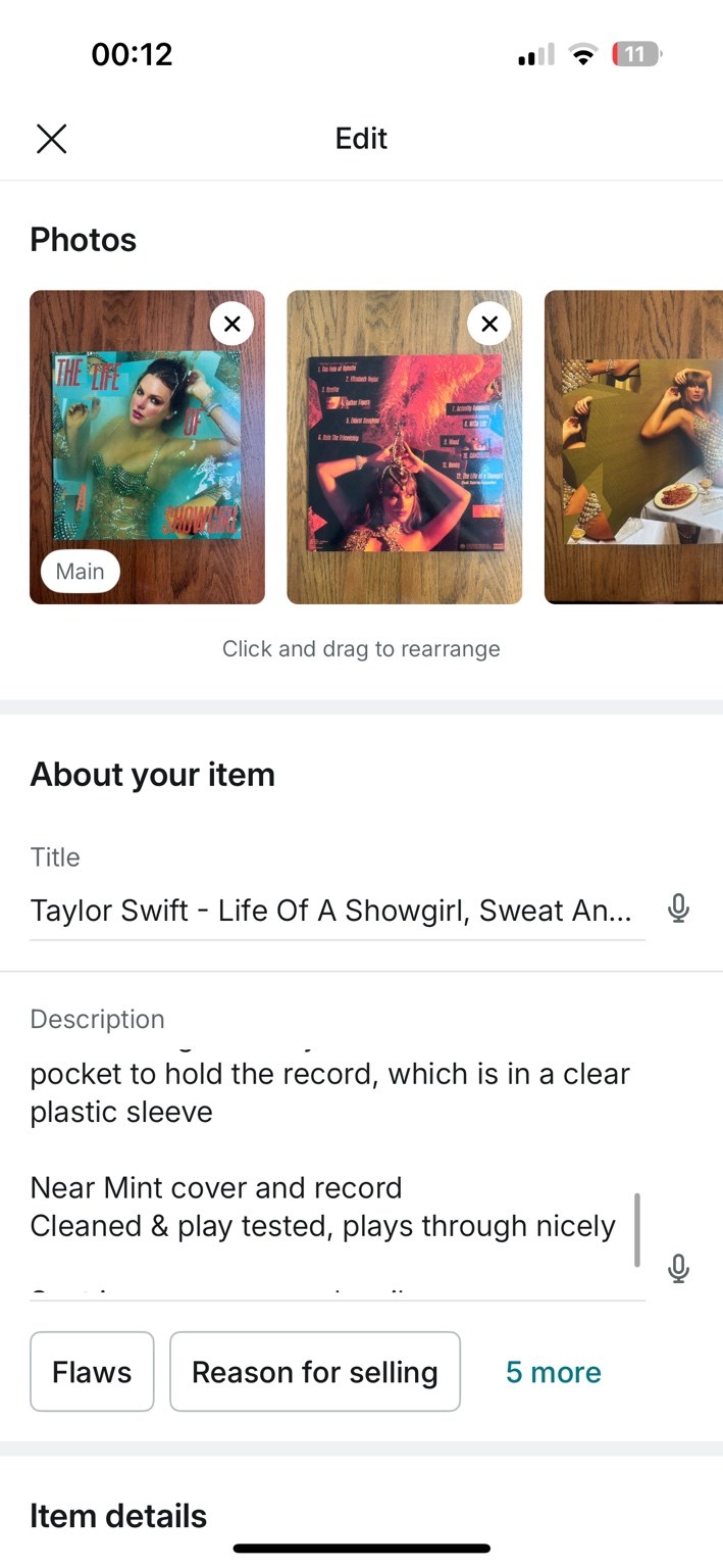Taylor Swift detail